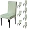 Stylish Jacquard Dining Chair Cover – 220 GSM (Green)