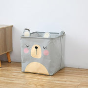 Collapsible Square Storage Baskets, Storage Organiser for Ladunry Basket (Grey)