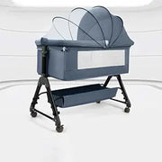 3 in 1 Baby Bed Portable Bassinet for Newborn Infant Baby with Storage Basket