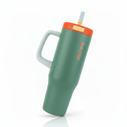 1200ML Stainless Steel Tumbler with Handle & Pop-Up Lid