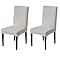 Stylish Jacquard Dining Chair Cover – 220 GSM (Grey)