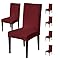 Stylish Jacquard Dining Chair Cover 220 GSM (Maroon)
