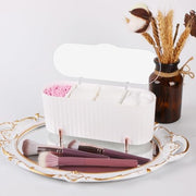 3 Grids Separate Cotton Swabs Dispenser Cotton Ball Storage Box