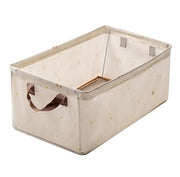 Wardrobe Organizer With Metal Frame Foldable Storage Box (Beige Duck)