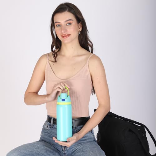 Sipp ease Insulated Stainless Steel Water Bottle with Straw (950 ML)