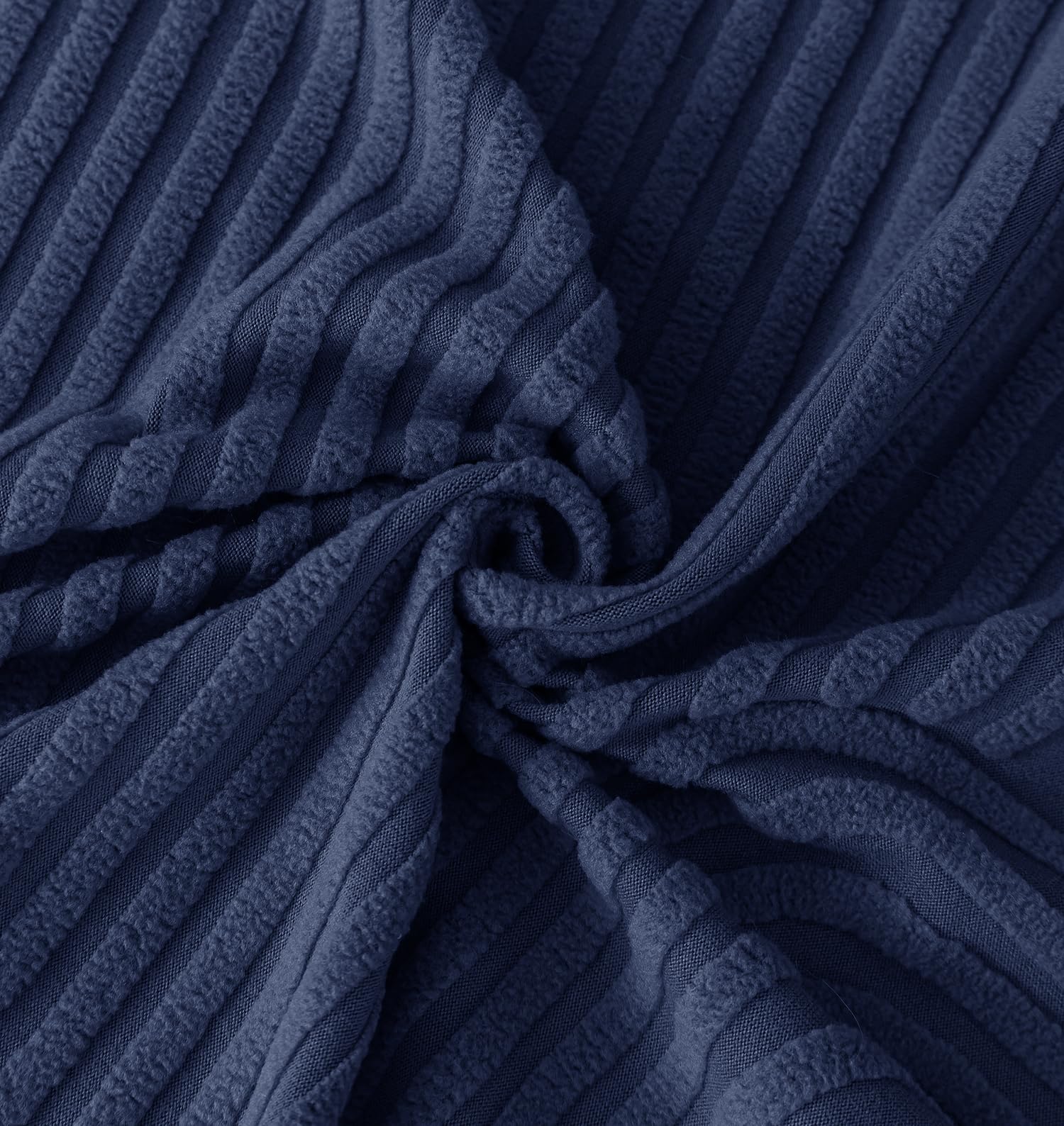 Universal Jacquard Thickened Fabric Sofa Cover (Navy)