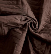 Quilted Polyester Sofa Cover Mat Furniture Protector (Brown)