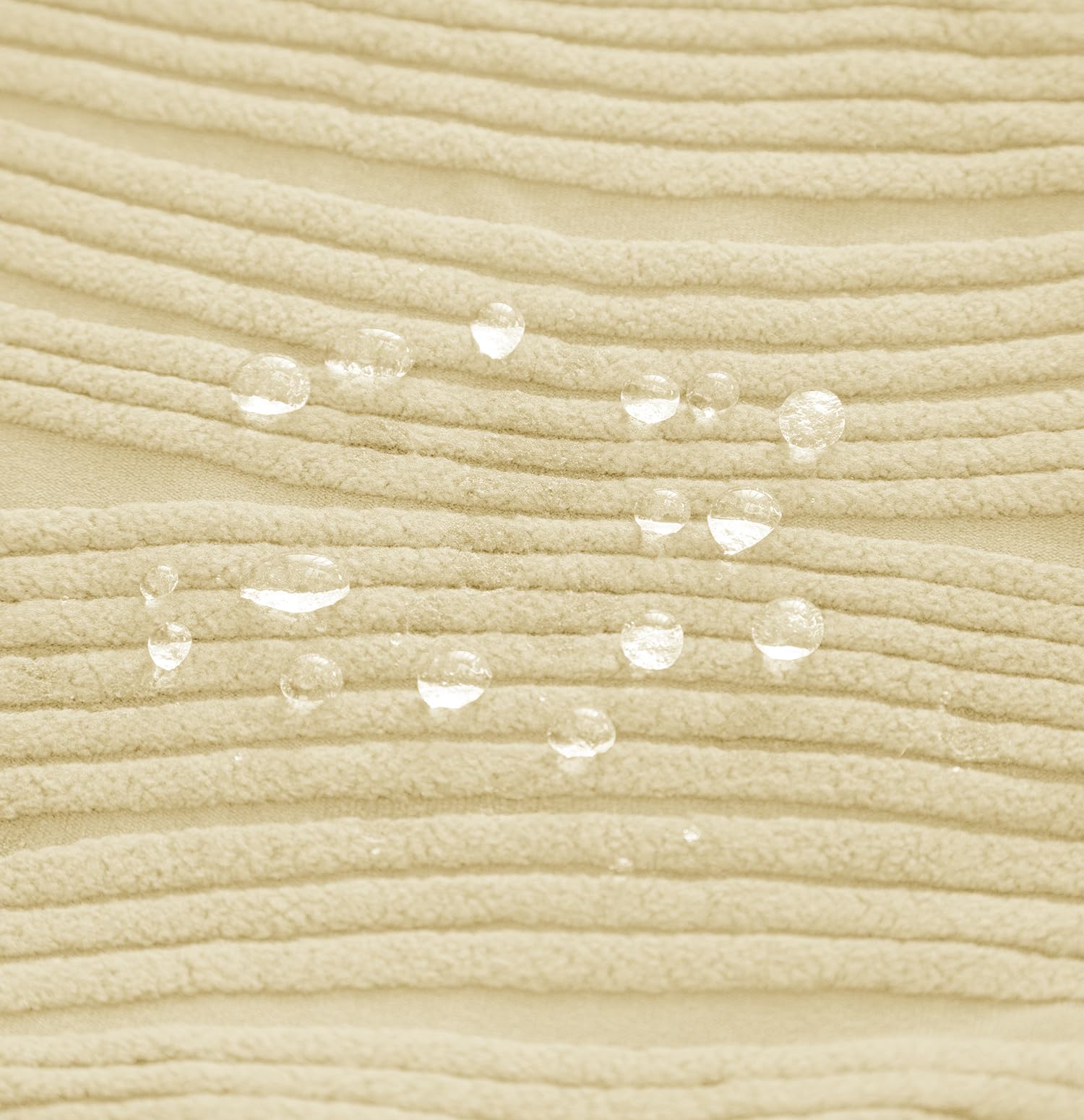 Universal Jacquard Crizzle Pattern Fabric Sofa Cover Soft Touching Cover (Beige)