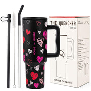 Stainless Steel Vacuum Tumbler with Straw and Lid & Handle - (1200 ML)