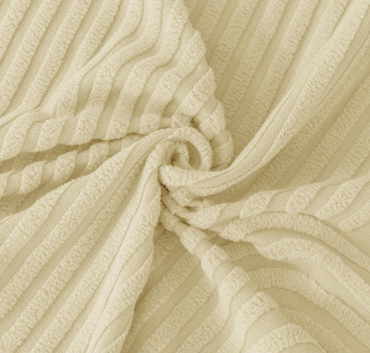 Universal Jacquard Thickened Fabric Sofa Cover (Beige)