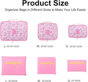 Travel Storage Bag Luggage Case Organizer Bag Set of 6 pcs