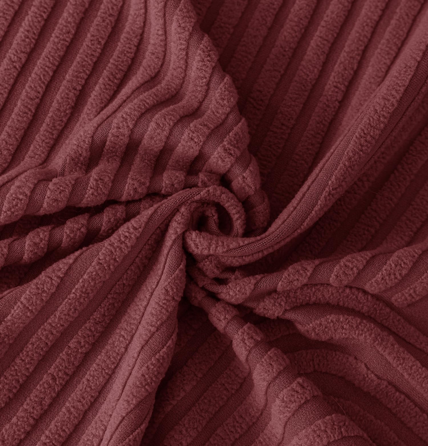 Universal Jacquard Thickened Fabric Sofa Cover (Maroon)