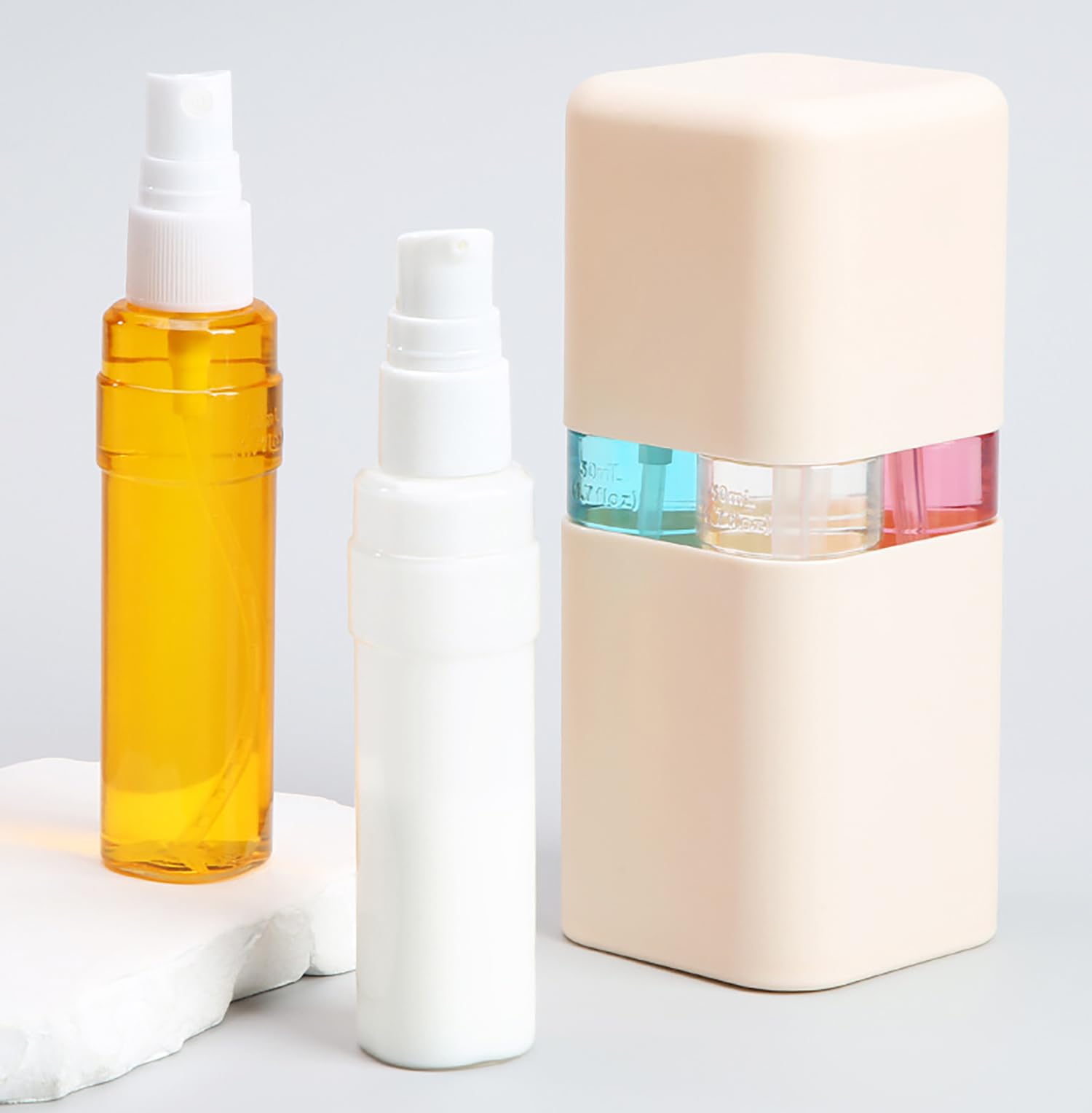 4 in 1 Travel Spray Bottles – 50ml Each