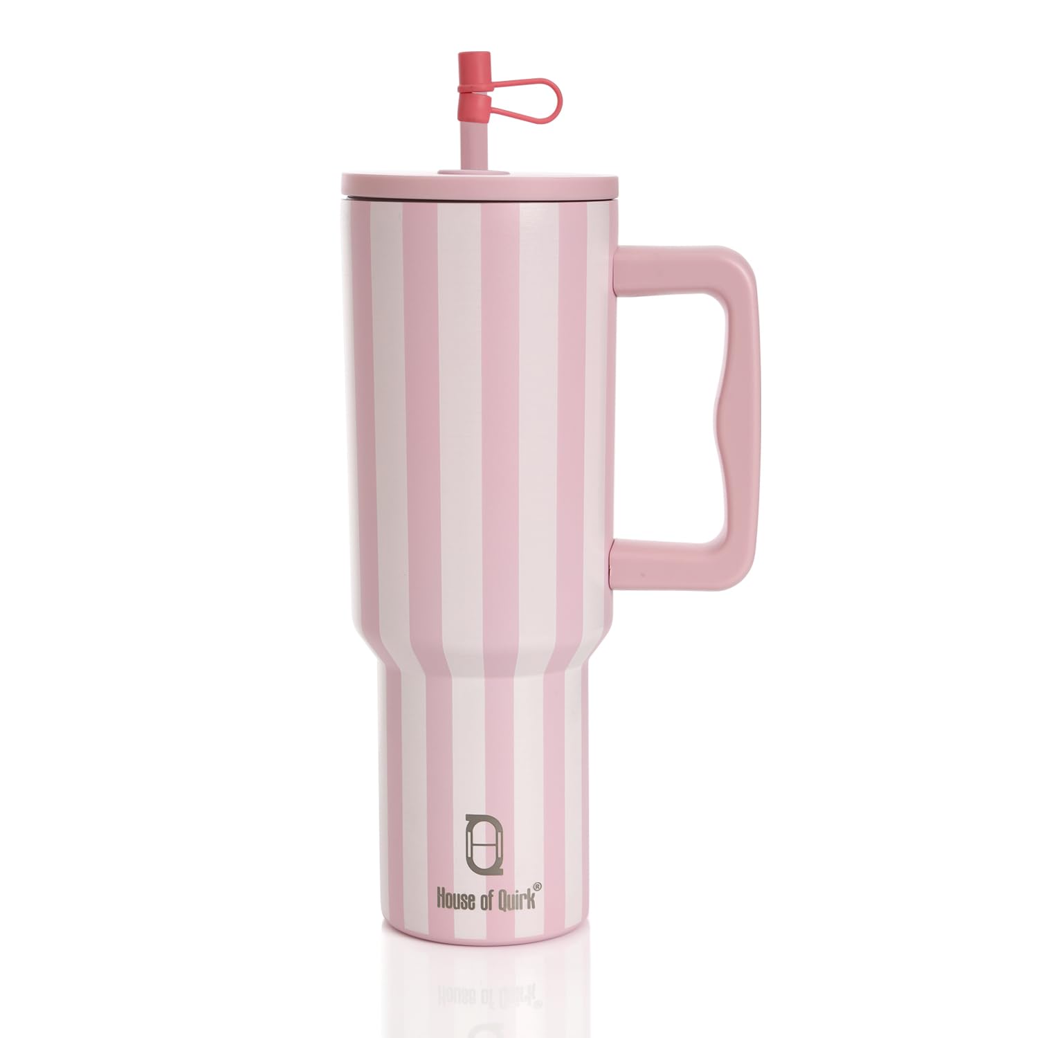 1200ML Insulated Stainless Steel Tumbler with Lid, Handle & Straws - (1200 ML)