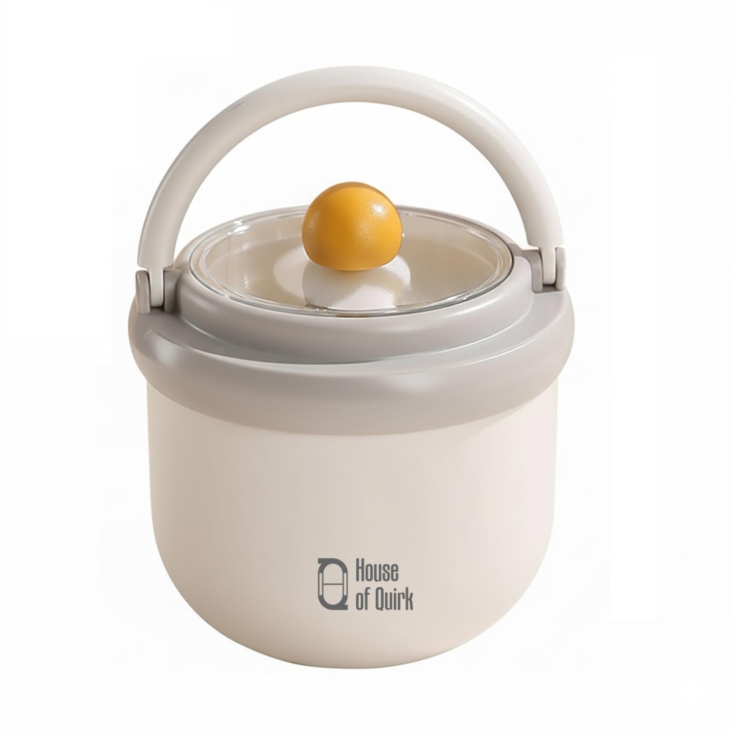 304 Stainless Steel Breakfast Cup with Lid & Spoon