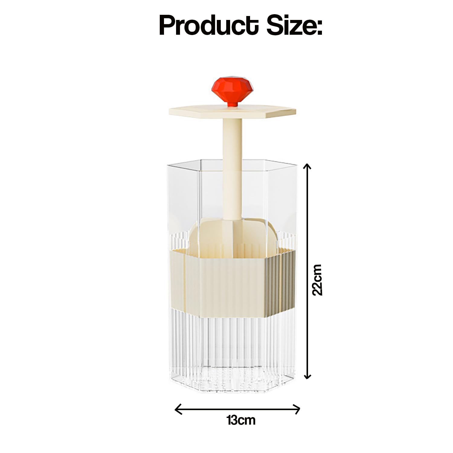 Dustproof Makeup Brush Organizer with Lid