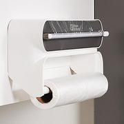Magnetic Plastic Wrap Dispense 2-in-1  with Cutter