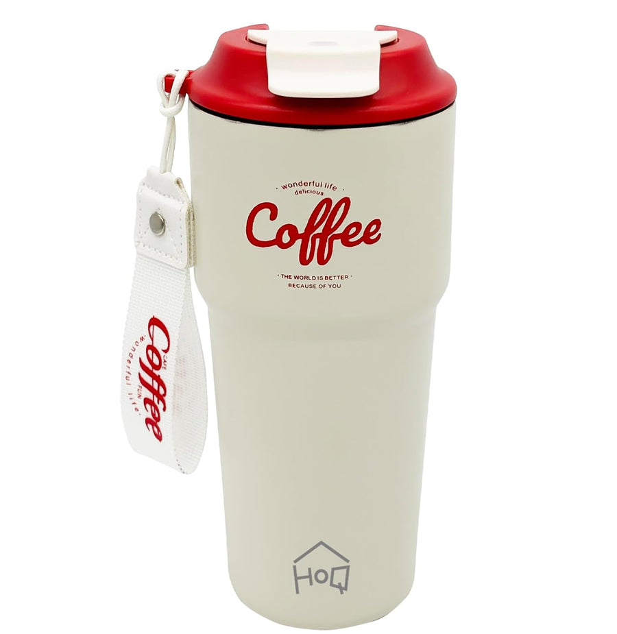 Stainless Steel Coffee Mug, 620 ML Spill Proof Travel Mug with Lid Insulated Tumbler