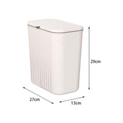 Plastic Hanging Kitchen Trash Can With Lid