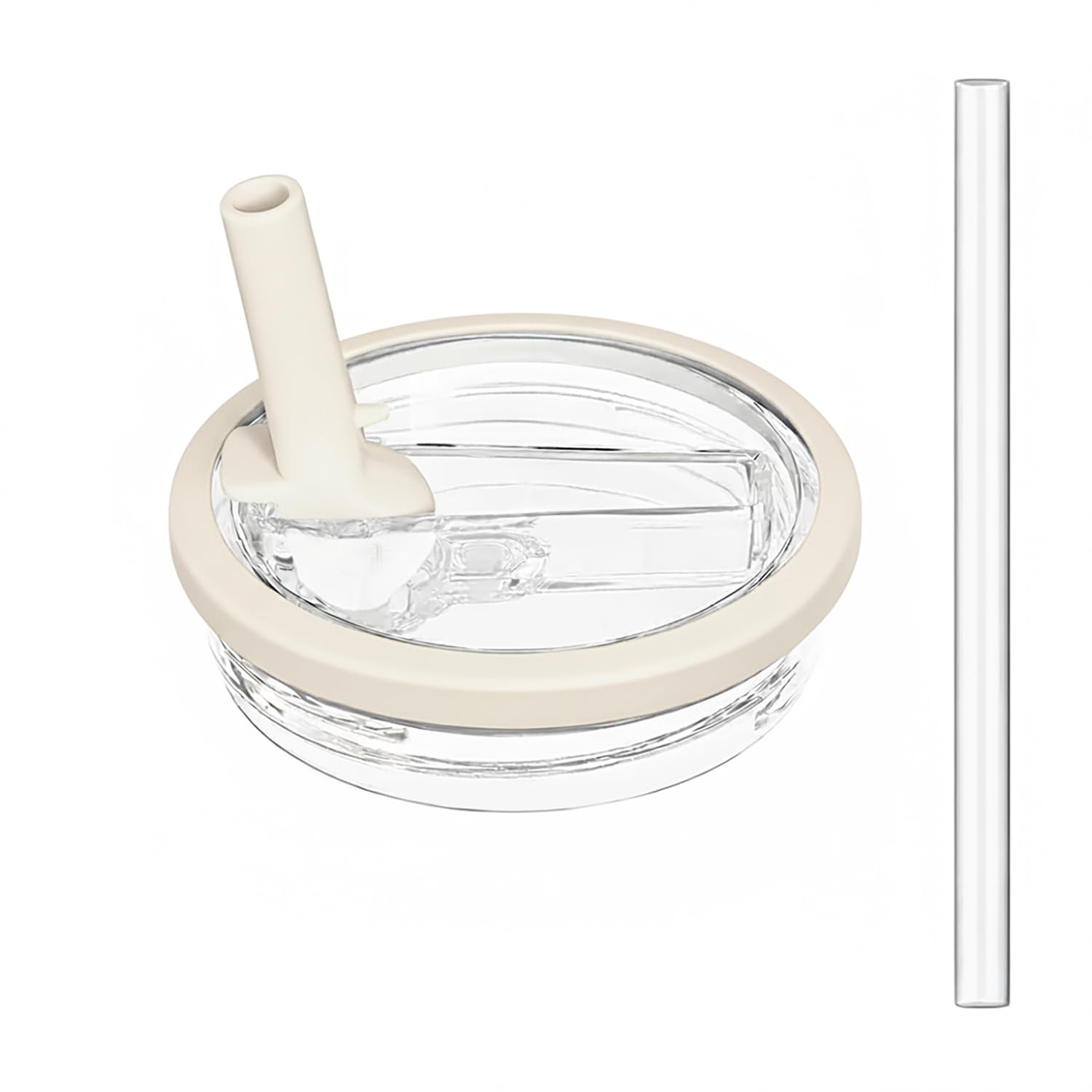 Flip Straw Lid with Straw For 1200ml  (1 Lid + Straw)