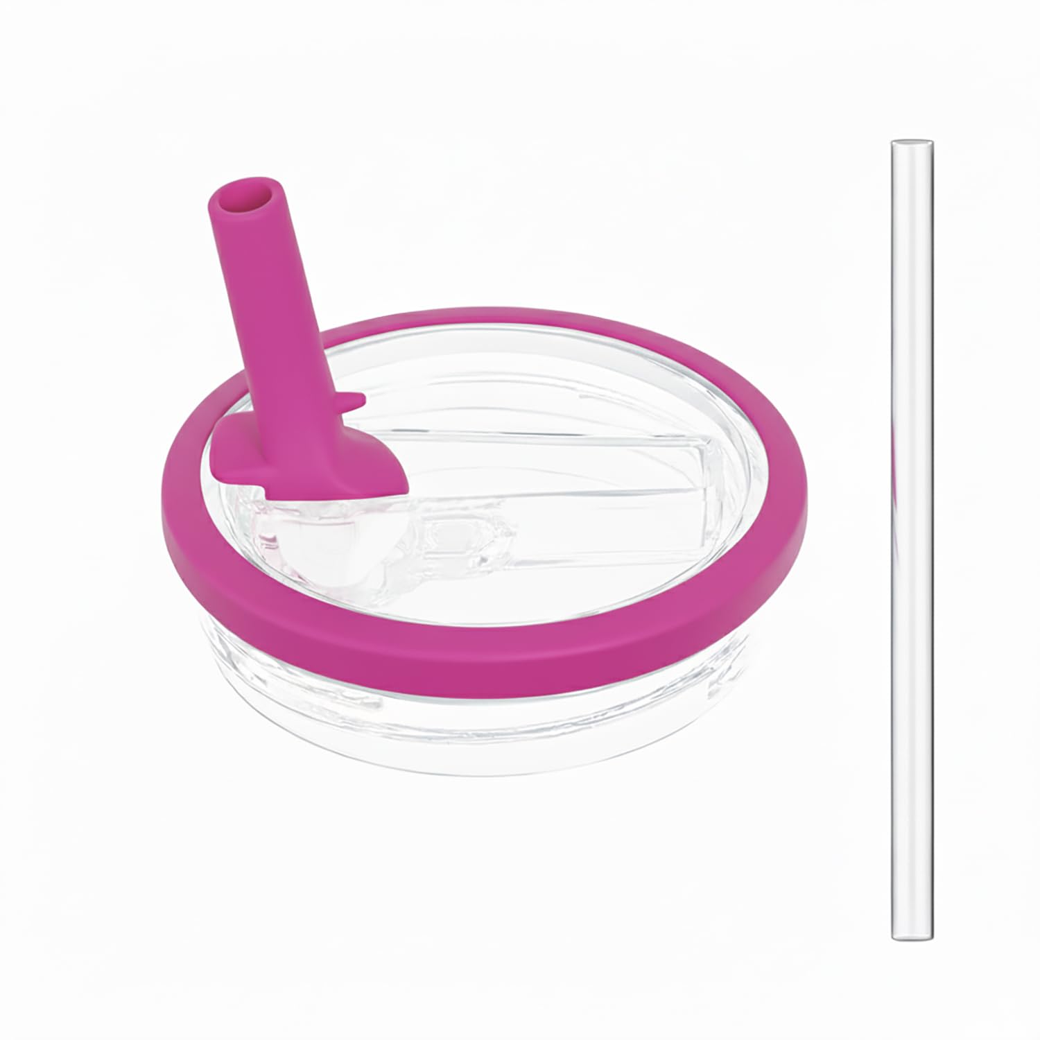 Flip Straw Lid with Straw For 1200ml  (1 Lid + Straw)