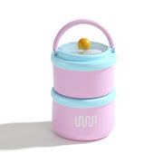 Portable 2 Layer 304 Stainless Steel Lunch Box