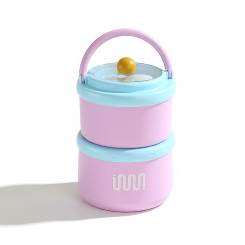 Portable 2 Layer 304 Stainless Steel Lunch Box