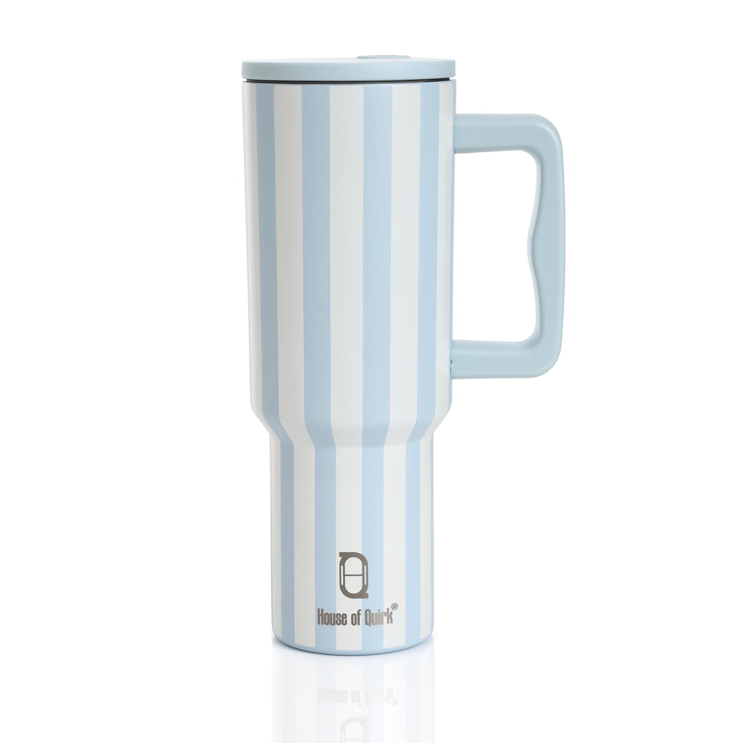 1200ML Insulated Stainless Steel Tumbler with Lid, Handle & Straws - (1200 ML)