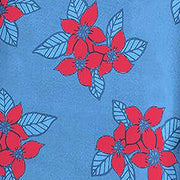 Chair Cover Protector Seat Slipcover (Blue/Red Flower)