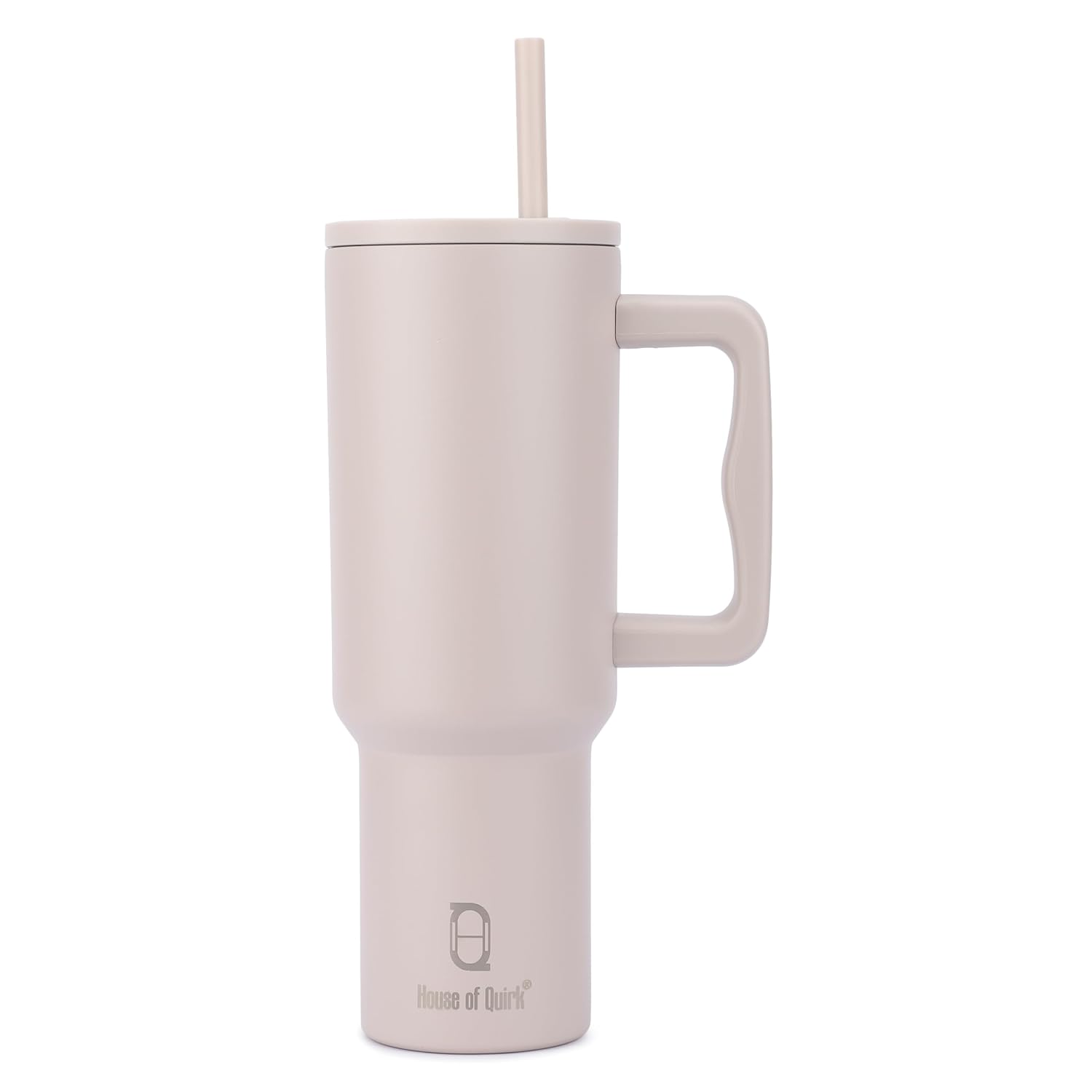 Stainless Steel Vacuum Insulated Tumbler with Straw and Lid & Handle - (1200 ML)