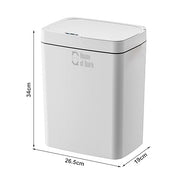 Automatic Bathroom Trash Can with Lid Motion Sensor Touchless (18Litre)