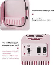 6L Beauty Mini Fridge Skincare Refrigerator with Touch Screen Led