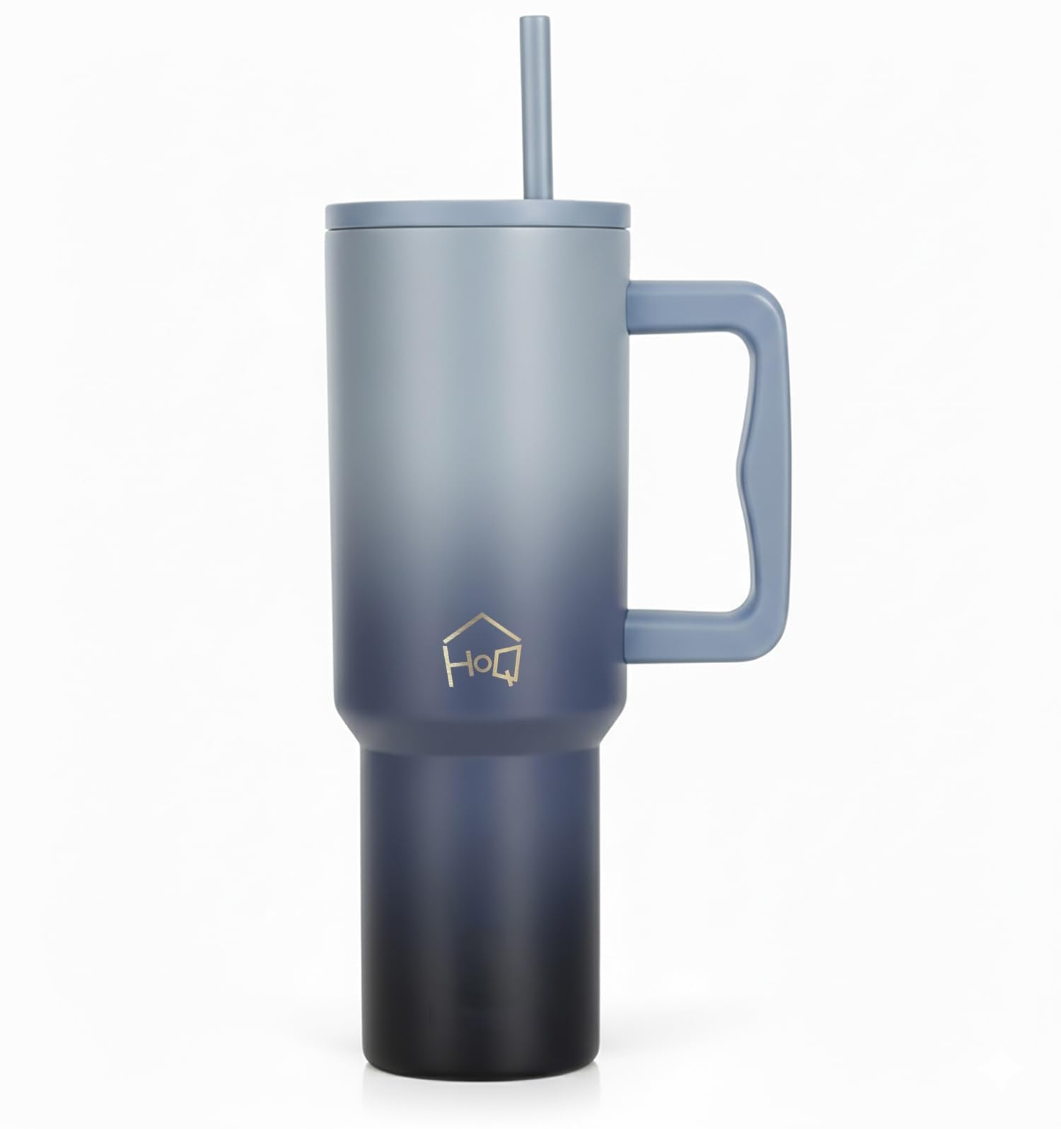 1200ML Stainless Steel Tumbler with Lid, Handle & Straws - (1200 ML)