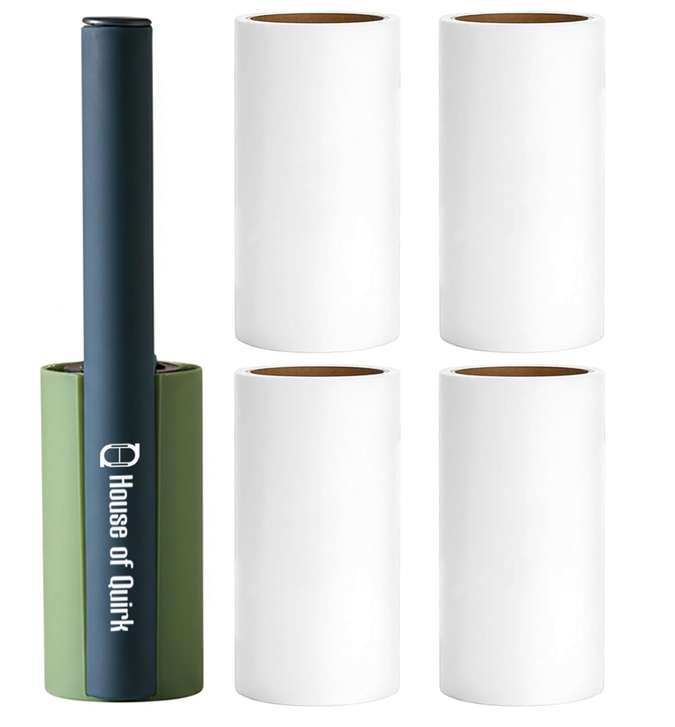 Portable Lint Roller for Pet Hair – 4-Pack, 240 Sheets Total (60 Sheets Each)