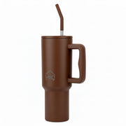 Stainless Steel Vacuum Tumbler with Straw and Lid & Handle - (1200 ML) (Solid colors)