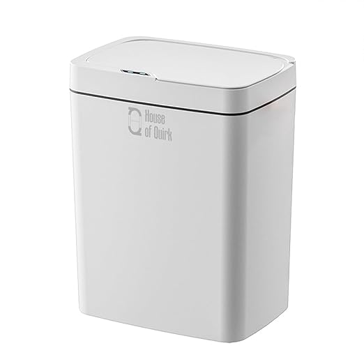 Automatic Bathroom Trash Can with Lid Motion Sensor Touchless (18Litre)