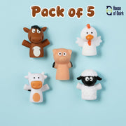 5-Piece Themed Finger Puppets Educational Kids Toy