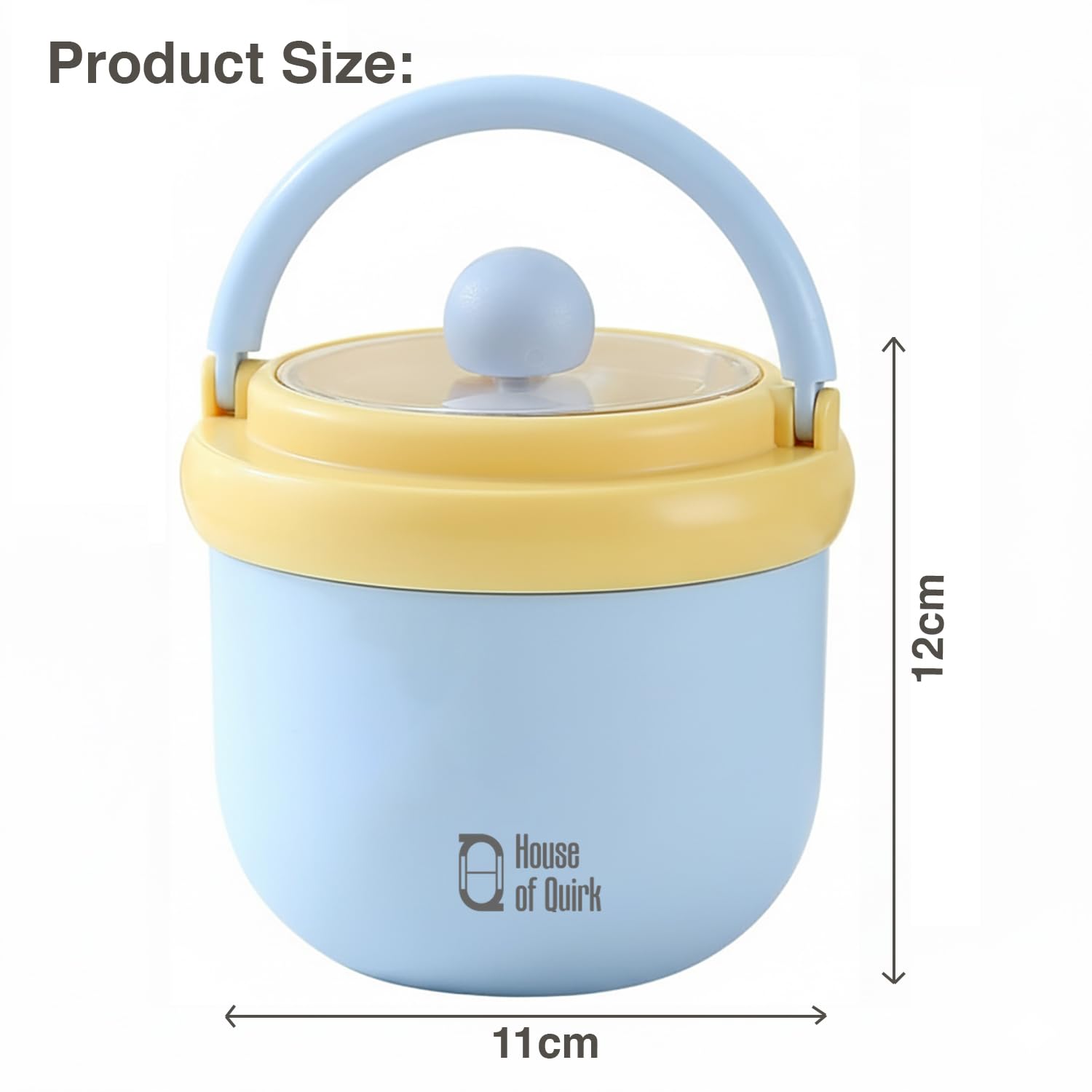 304 Stainless Steel Breakfast Cup with Lid & Spoon