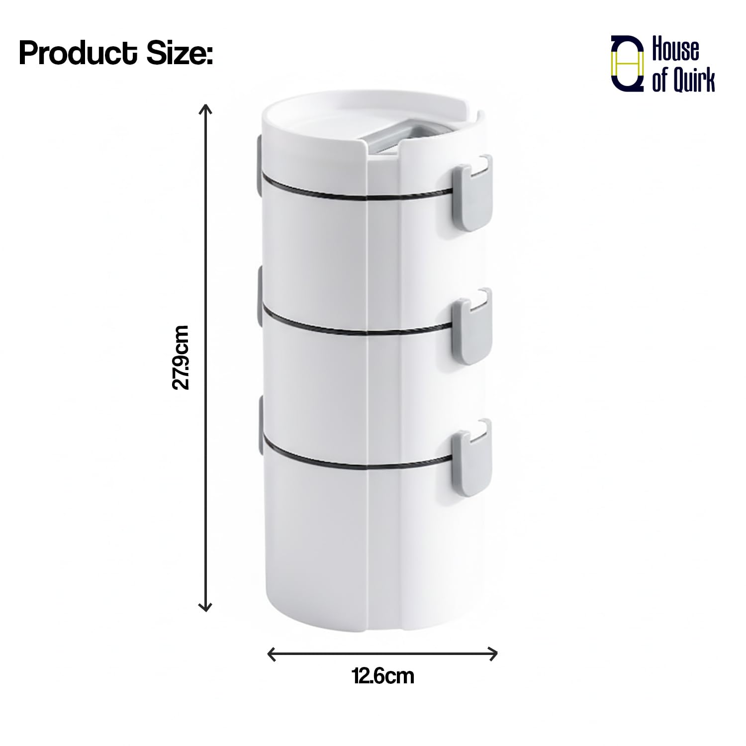 3-Layer 304 Stainless Steel Lunch Box