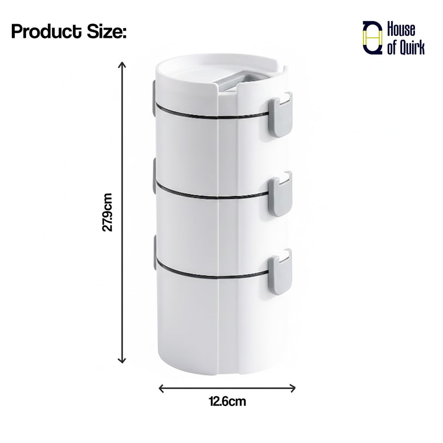 3-Layer 304 Stainless Steel Lunch Box