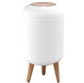 10 Liter Kitchen Dustbin Round (White)