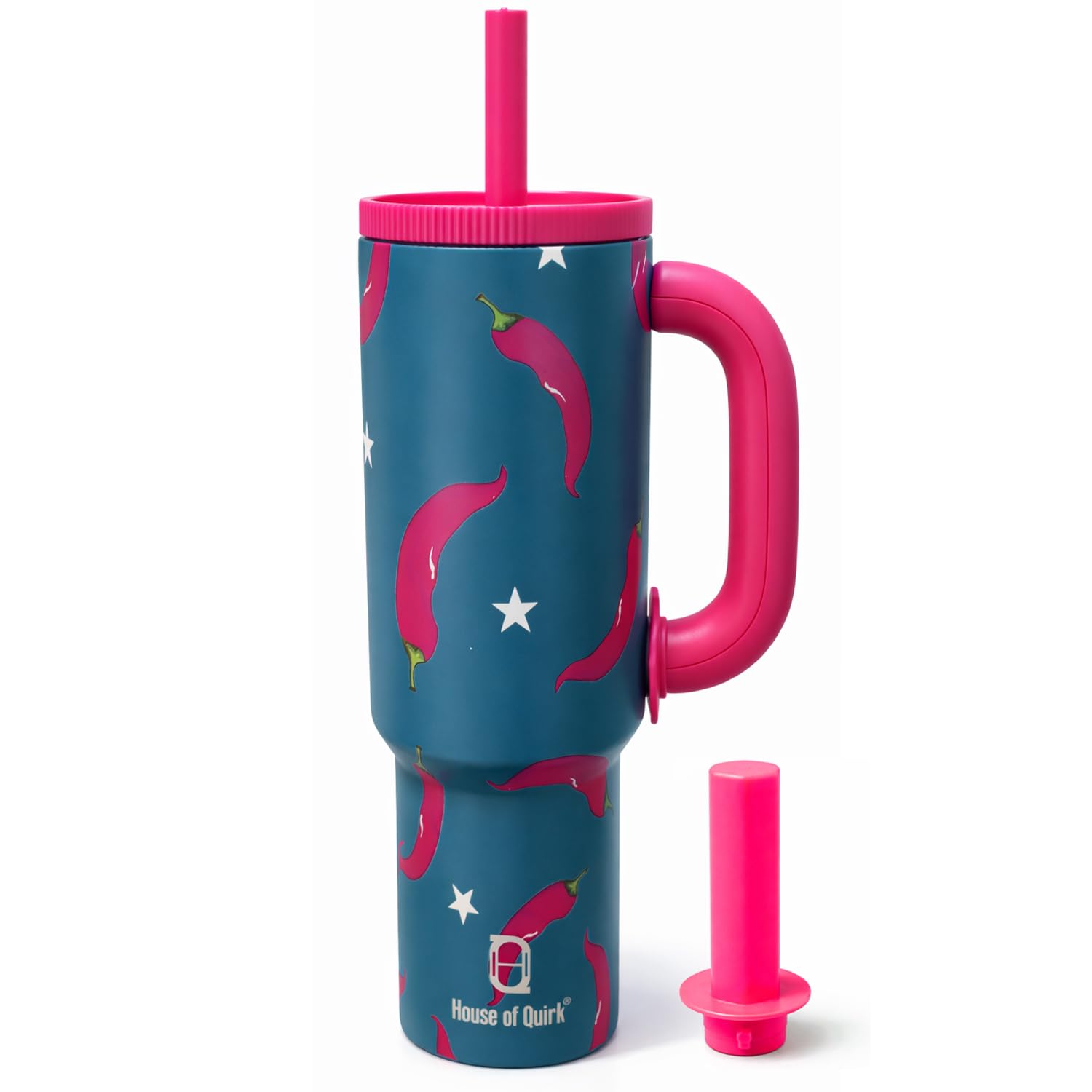 1200ml Insulated Stainless Steel Tumbler with Handle (Printed)