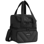 14L Double Decker Insulated Lunch Bag with Cup Holder