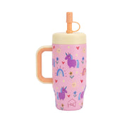530ML Kids Tumbler Stainless Steel with Handle & Lid