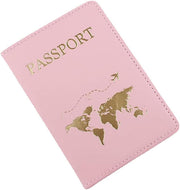 Multi-Functional PU Leather Travel Passport Case