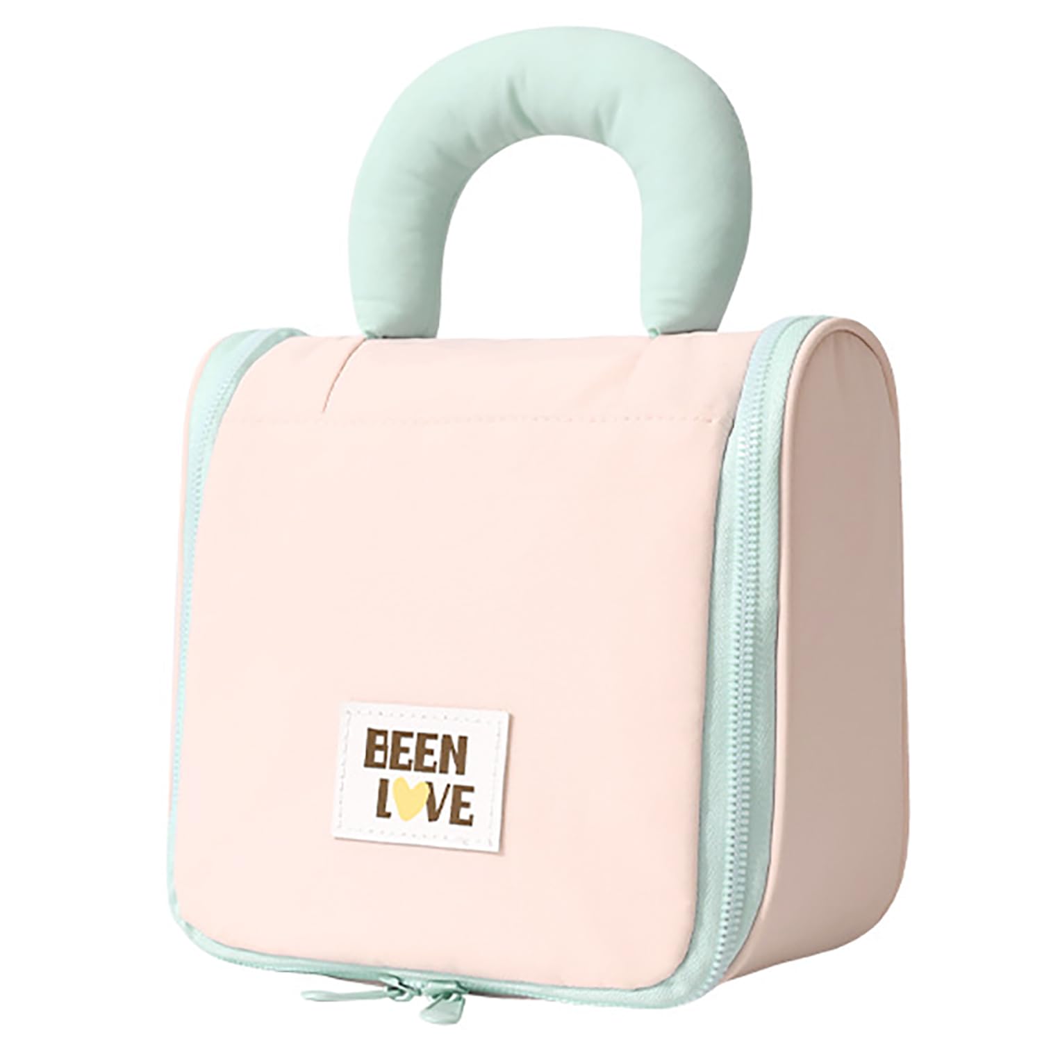 Hanging Toiletry Bag for Women – Water-Resistant Travel Makeup Organizer with Multiple Compartments & Padded Handle