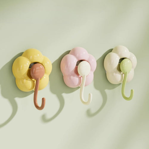 No-Trace Suction Cup Wall Hooks – 3-Pack Reusable & Heavy-Duty (Multicolor)