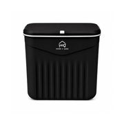 7L Hanging Kitchen Trash Can with Lid, Wall Mounted & Cabinet Door Waste Bin
