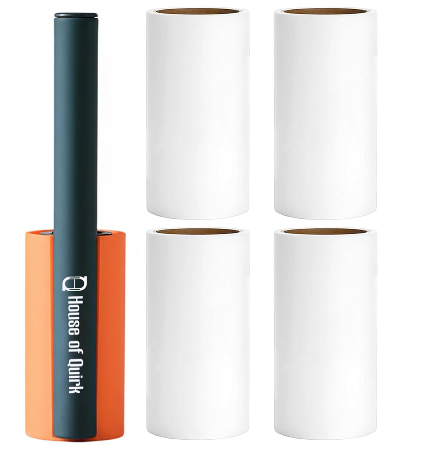 Portable Lint Roller for Pet Hair – 4-Pack, 240 Sheets Total (60 Sheets Each)