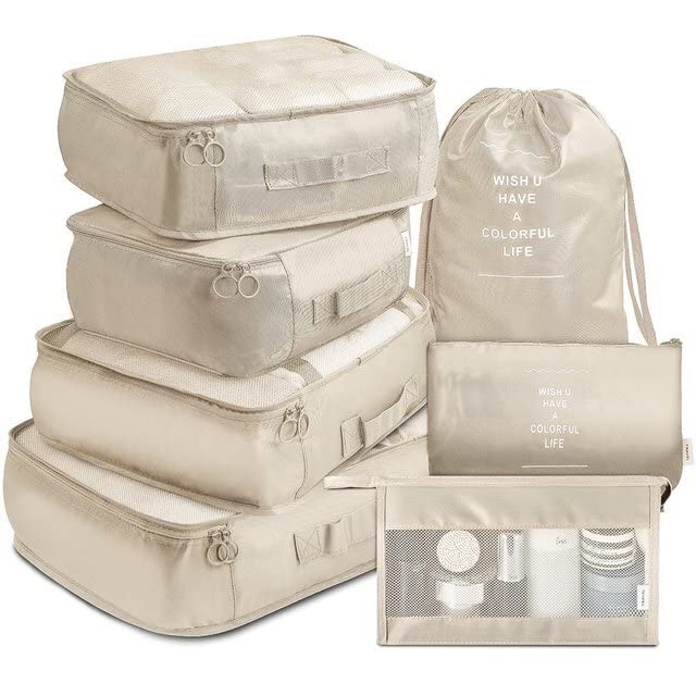 7 Pcs Set Travel Organizer